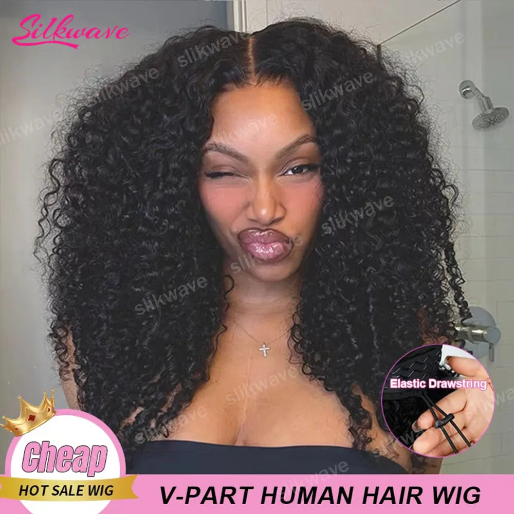 # Beginner-Friendly Glueless Wig: 100% Human Hair, Burmese Curly