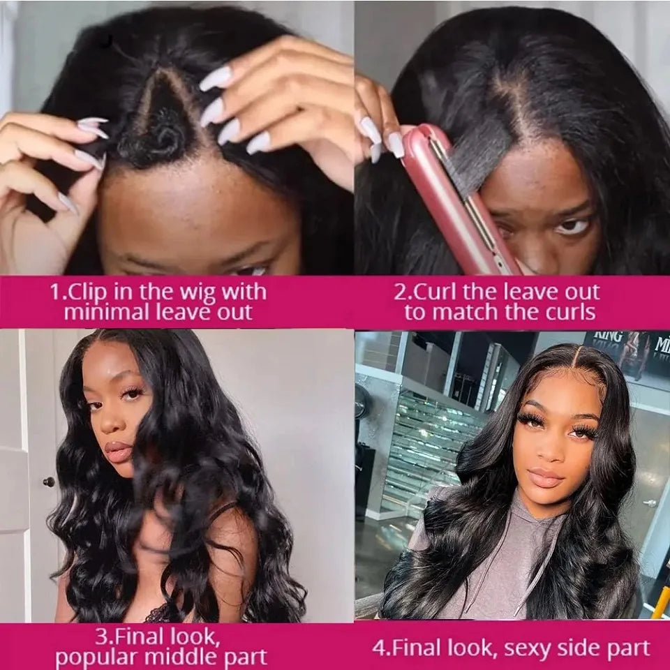# Beginner-Friendly Glueless Brazilian Body Wave Wig: 16-34 Inches