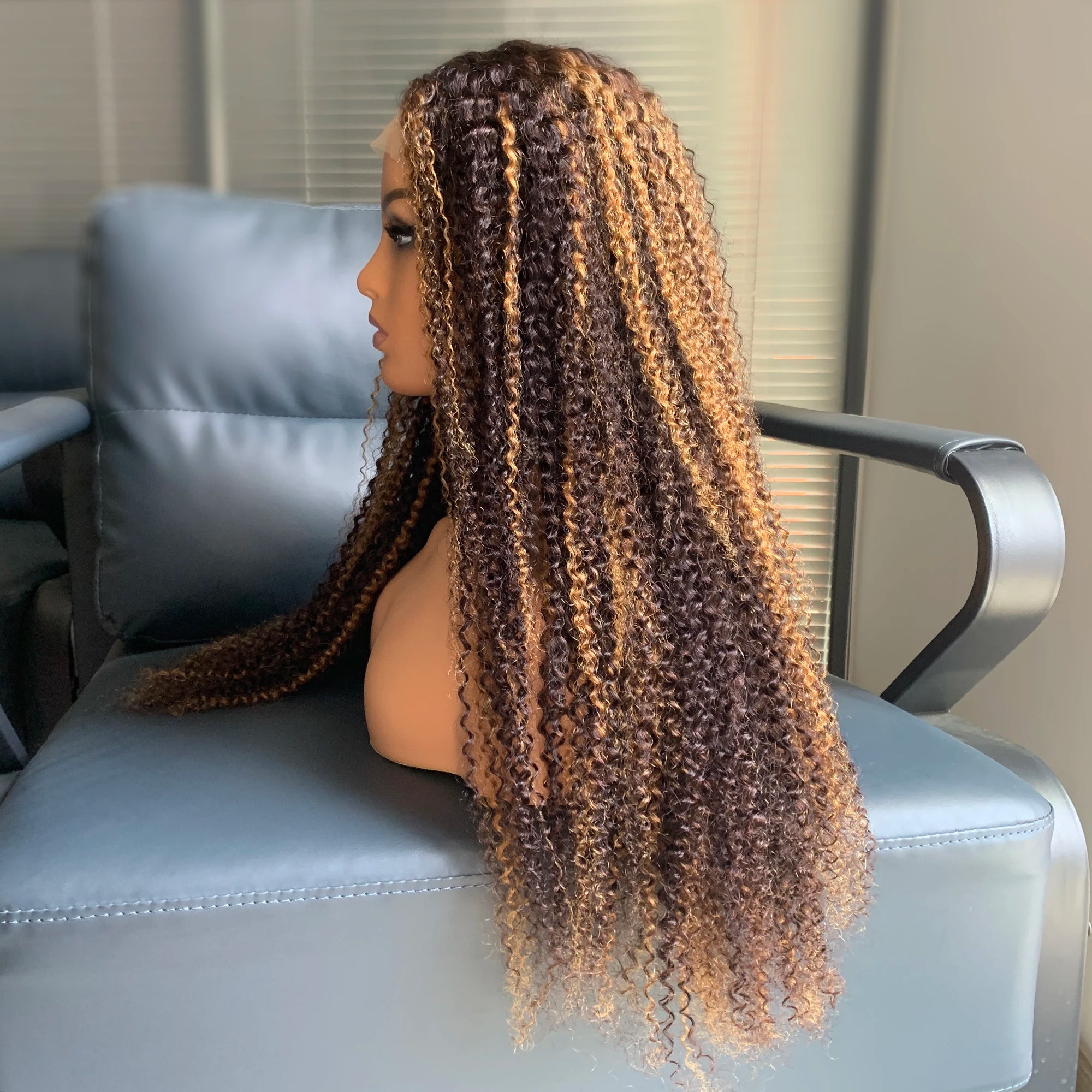 # Brazilian 13x4 Lace Front Wig: Pre-Plucked and Voluminous