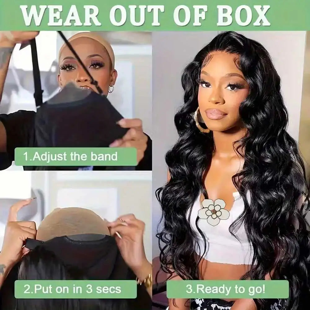 # 250% Glueless HD Lace Frontal Body Wave Wig