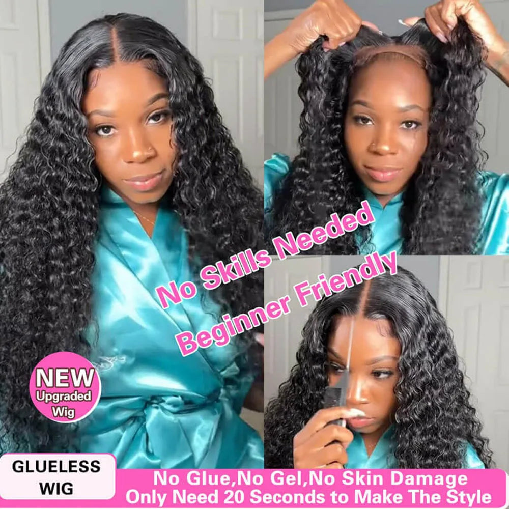 # 360 HD Lace Front Kinky Curly Human Hair Wig