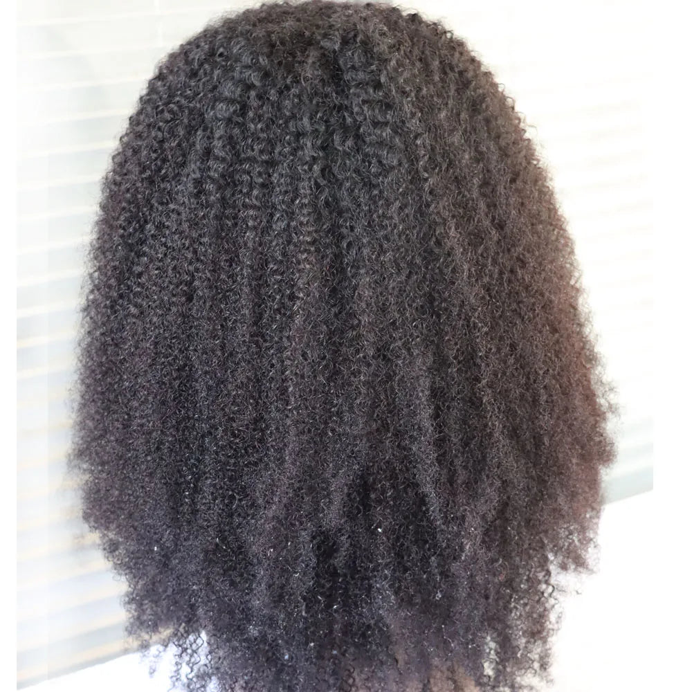 # Afro Kinky Curly Brazilian Human Hair Wig for Black Women