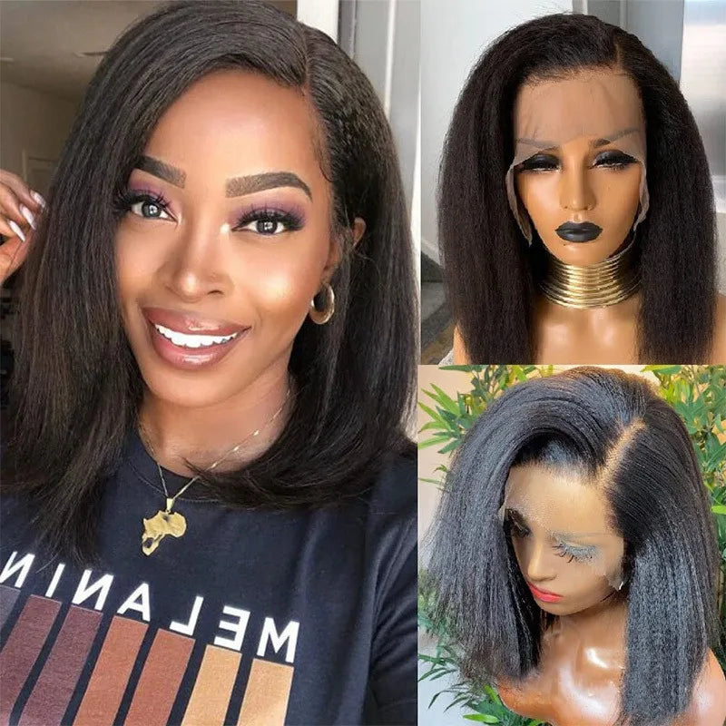 # Effortless Elegance: HD Lace Short Wig with Pre-Pulled Hairline