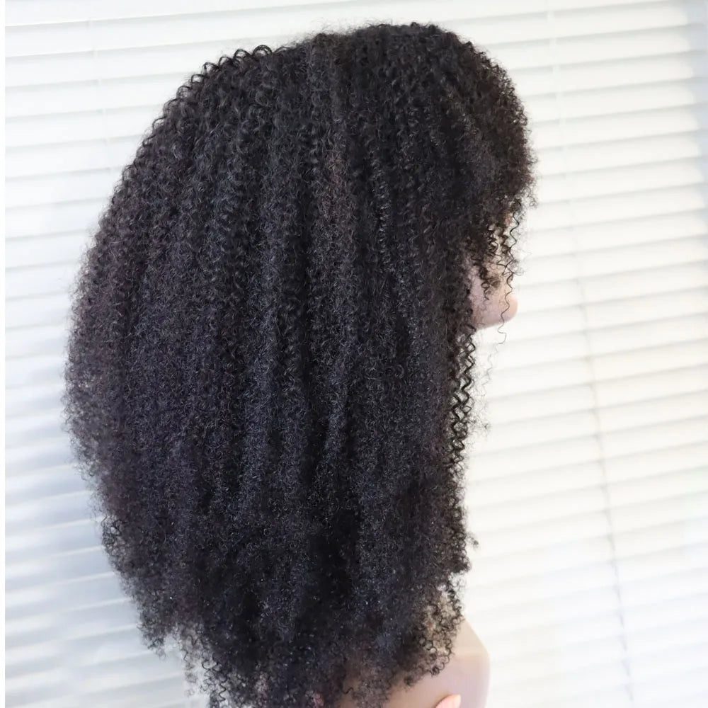 # Afro Kinky Curly Brazilian Human Hair Wig for Black Women