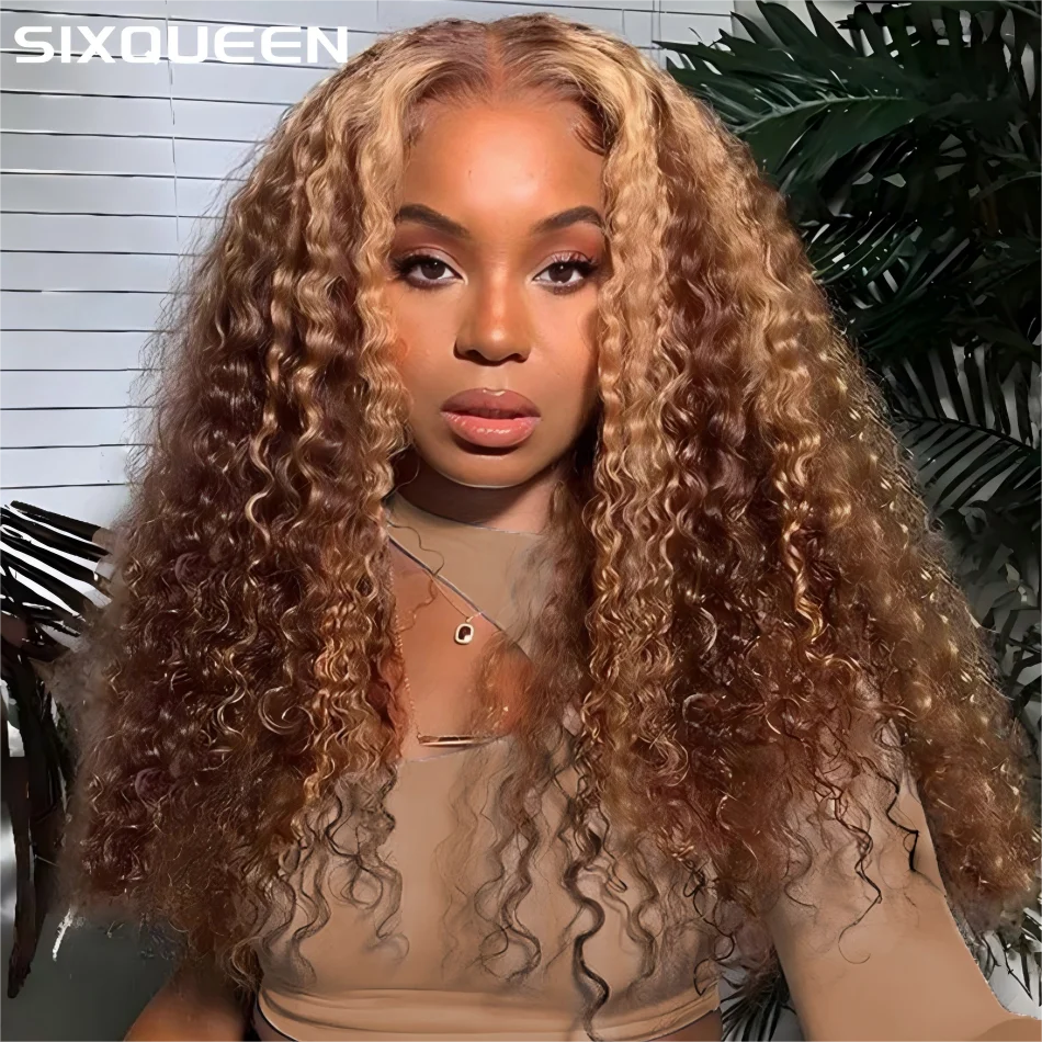 # Curly Deep Wave Brazilian HD Lace Front Wig